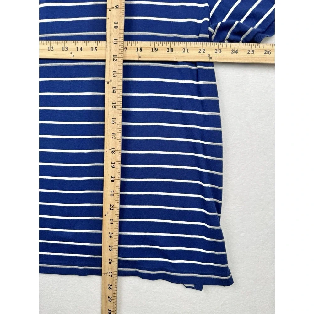 Polo Ralph Lauren Mens XL Blue Striped Polo Shirt Classic Fit Short Sleeve